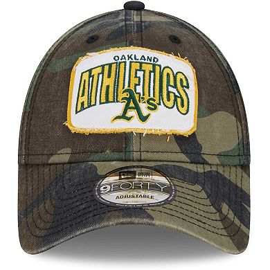 Men's New Era Camo Oakland Athletics Gameday 9FORTY Adjustable Hat