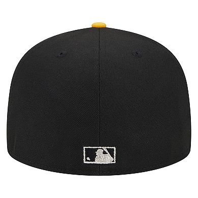 Men's New Era Black Seattle Mariners Metallic Camo 59FIFTY Fitted Hat