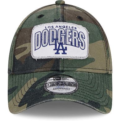 Men's New Era Camo Los Angeles Dodgers Gameday 9FORTY Adjustable Hat