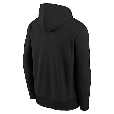 Youth Nike Black Colorado Rockies Authentic Collection Performance Pullover Hoodie