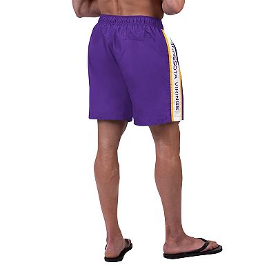 Men's G-III Sports by Carl Banks Purple Minnesota Vikings Streamline Volley Swim Shorts