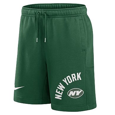 Men's Nike Green New York Jets Arched Kicker Shorts