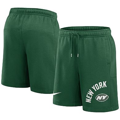 Men's Nike Green New York Jets Arched Kicker Shorts