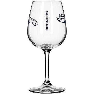 Denver Broncos 12oz. Gameday Stemmed Wine Glass