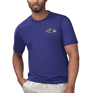 Men's Margaritaville Purple Baltimore Ravens Licensed to Chill T-Shirt