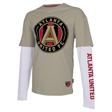 Men's Stadium Essentials Tan Atlanta United FC Status Long Sleeve T-Shirt