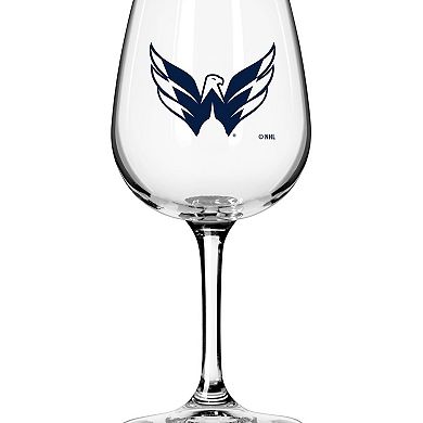 Washington Capitals Logo 12oz. Stemmed Wine Glass