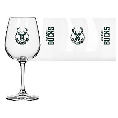 Milwaukee Bucks 12oz. Game Day Stemmed Wine Glass