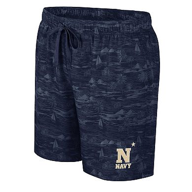 Men's Colosseum Navy Navy Midshipmen Ozark Swim Shorts