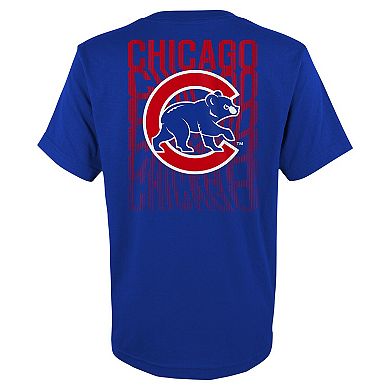 Youth Fanatics Branded Royal Chicago Cubs Curveball T-Shirt