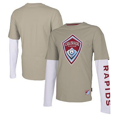 Men's Stadium Essentials Tan Colorado Rapids Status Long Sleeve T-Shirt