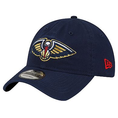Men's New Era Navy New Orleans Pelicans Team 2.0 9TWENTY Adjustable Hat