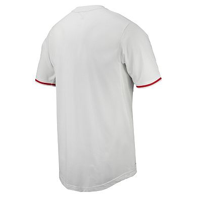 Men's Nike White Georgia Bulldogs Replica Full-Button Baseball Jersey