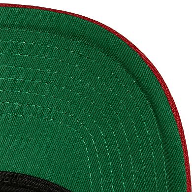 Men's Mitchell & Ness Black/Red Chicago Bulls Soul XL Logo Pro Crown Snapback Hat