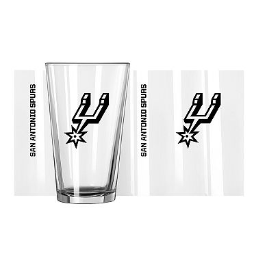 San Antonio Spurs 16oz. Team Wordmark Game Day Pint Glass