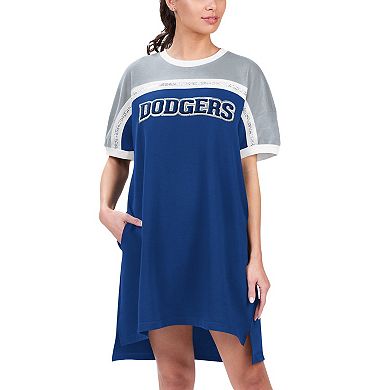 Women's G-III 4Her by Carl Banks Royal/Gray Los Angeles Dodgers Circus Catch Sneaker Dress