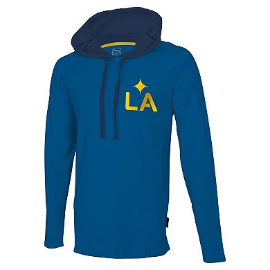 Men's Stadium Essentials Blue LA Galaxy Tradition Raglan Hoodie Long Sleeve T-Shirt
