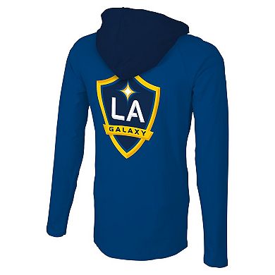 Men's Stadium Essentials Blue LA Galaxy Tradition Raglan Hoodie Long Sleeve T-Shirt