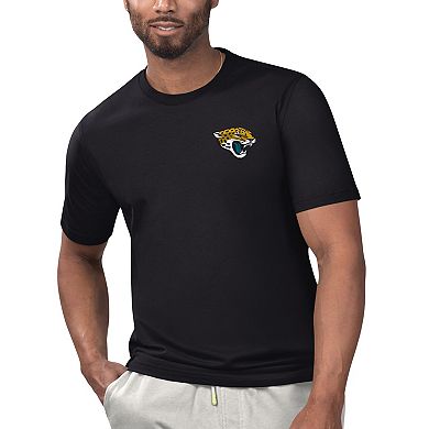 Men's Margaritaville Black Jacksonville Jaguars Licensed to Chill T-Shirt