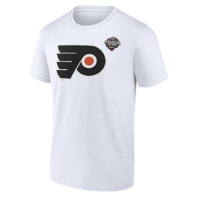 Men's Fanatics Branded  White Philadelphia Flyers 2024 NHL Stadium Series Logo T-Shirt