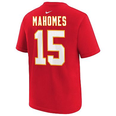 Preschool Nike Patrick Mahomes Red Kansas City Chiefs Super Bowl LVIII Player Name & Number T-Shirt