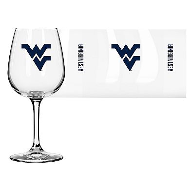 West Virginia Mountaineers 12oz. Game Day Stemmed Wine Glass