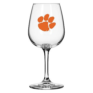 Clemson Tigers 12oz. Gameday Stemmed Wine Glass