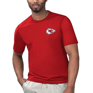 Men's Margaritaville Red Kansas City Chiefs Licensed to Chill T-Shirt