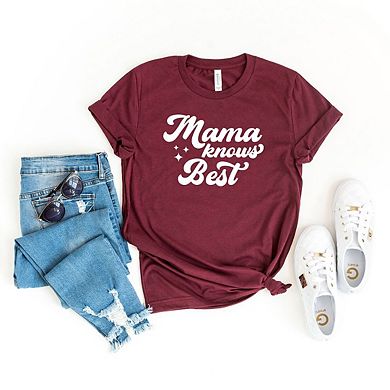 Mama Knows Best Stars Short Sleeve Graphic Tee
