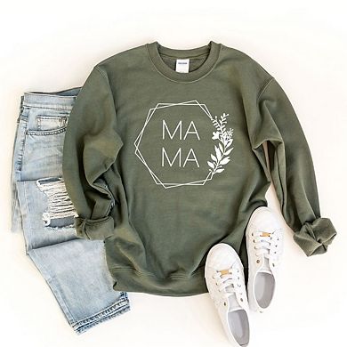 Mama Floral Hexagon Sweatshirt