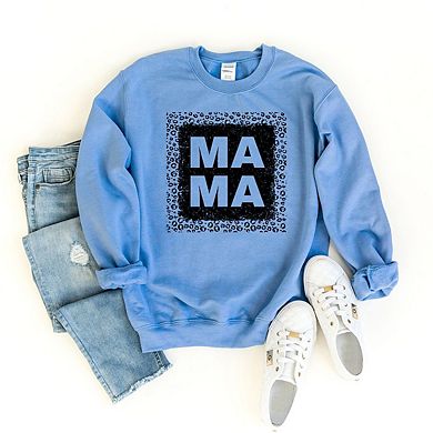 Leopard Mama Square Sweatshirt
