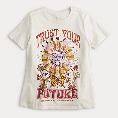 Juniors' "Trust Your Future" Graphic Tee