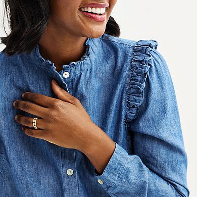 Women's Draper James Femme Button Down Shirt