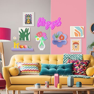 Let's Go Girls LED Wall Decor