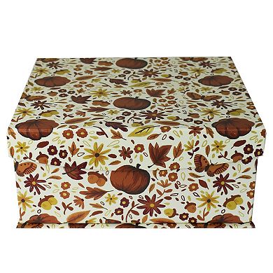 Celebrate Together™ Fall Medium Ditzy Harvest Paper Storage Box