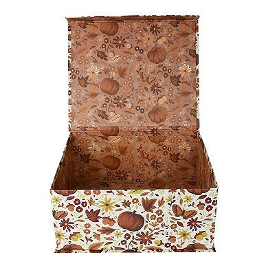 Celebrate Together™ Fall Medium Ditzy Harvest Paper Storage Box