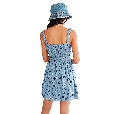 Juniors’ Aeropostale Scrunchie Strap Corset Mini Dress