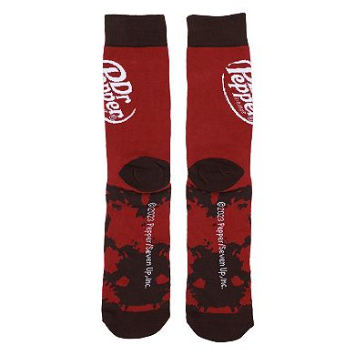 Men's 3-Pack Dr. Pepper Logos Crew Socks
