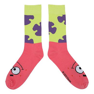 Men's 3-Pack SpongeBob SquarePants Crew Socks