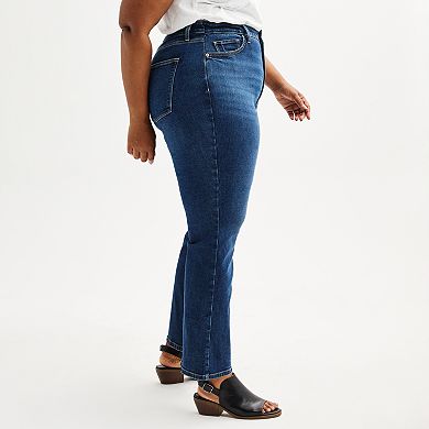 Plus Size Sonoma Goods For Life® Mid-Rise Bootcut Jeans