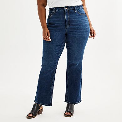 Plus Size Sonoma Goods For Life® Mid-Rise Bootcut Jeans