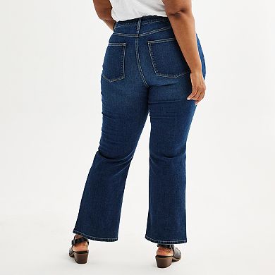 Plus Size Sonoma Goods For Life® Mid-Rise Bootcut Jeans