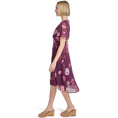 Women's Harper Rose Flutter Sleeve V-Neck Midi Dress