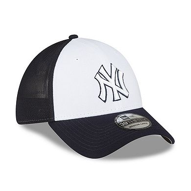 Men's New Era  Navy/White New York Yankees 2023 On-Field Batting Practice 39THIRTY Flex Hat