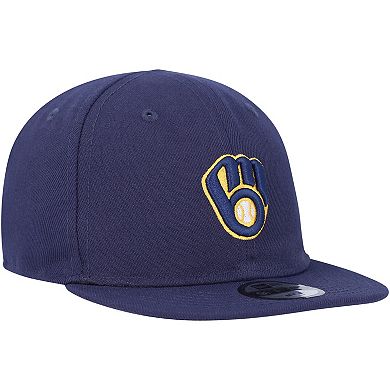 Infant New Era Navy Milwaukee Brewers My First 9FIFTY Adjustable Hat