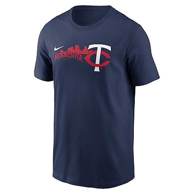 Men's Nike Navy Minnesota Twins Local Team Skyline T-Shirt