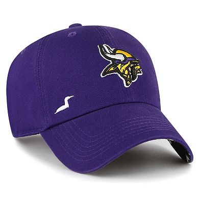 Women's '47 Purple Minnesota Vikings Confetti Icon Clean Up Adjustable Hat