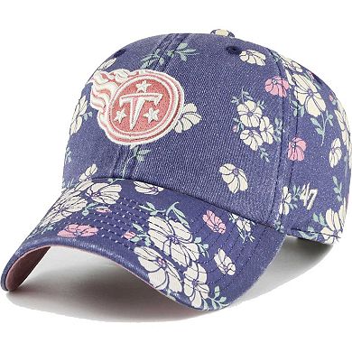 Women's '47  Navy Tennessee Titans Primrose Clean Up Adjustable Hat