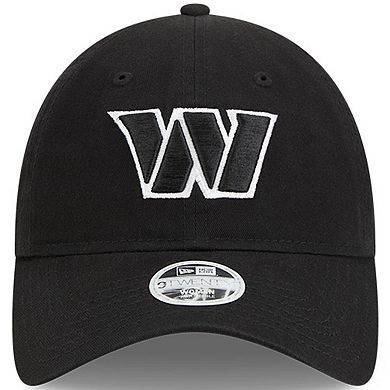 Women's New Era  Black Washington Commanders 2023 NFL Crucial Catch 9TWENTY Adjustable Hat