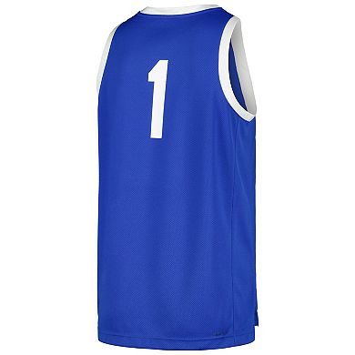 Men's Nike #1 Royal Kentucky Wildcats Replica Jersey